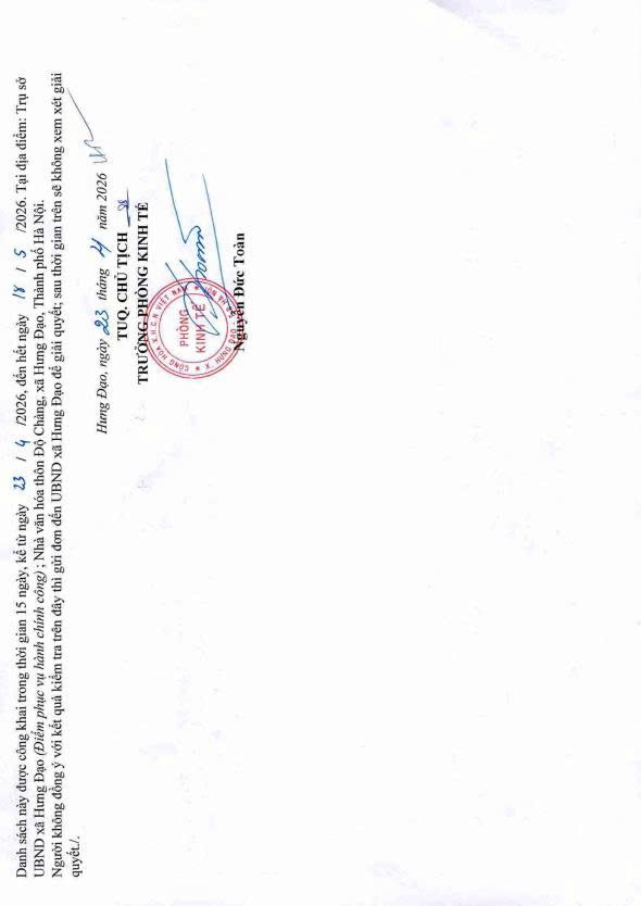 THÔNG BÁO Về việc niêm yết công khai kết quả kiểm tra hồ sơ Đăng ký đất đai, tài sản gắn liền với đất, cấp GCN QSD đất cho ông Nguyễn Văn Sơn- Ảnh 4.