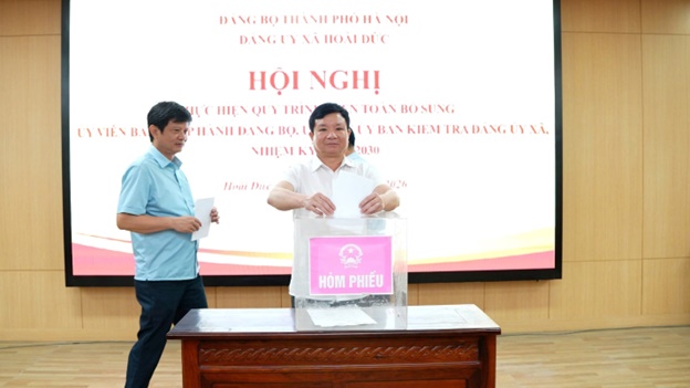 Hoài Đức thực hiện quy trình kiện toàn nhân sự Ban Chấp hành Đảng bộ và Ủy ban Kiểm tra Đảng ủy nhiệm kỳ 2025 - 2030- Ảnh 6.