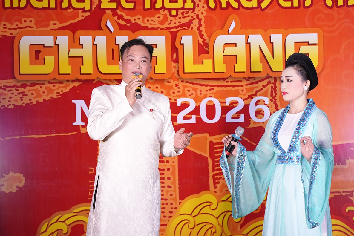 Đêm nghệ thuật truyền thống tại "Đệ nhất tùng lâm": Khi di sản cất lời- Ảnh 7.