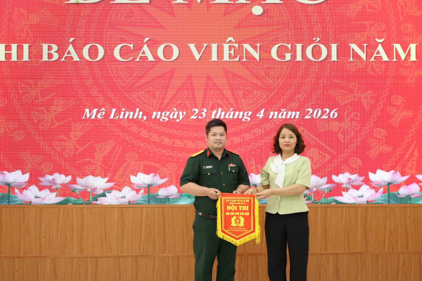 Khối thi đua số 12 - Bộ Tư lệnh Thủ đô Hà Nội tổ chức thành công Hội thi Báo cáo viên giỏi năm 2026- Ảnh 5.