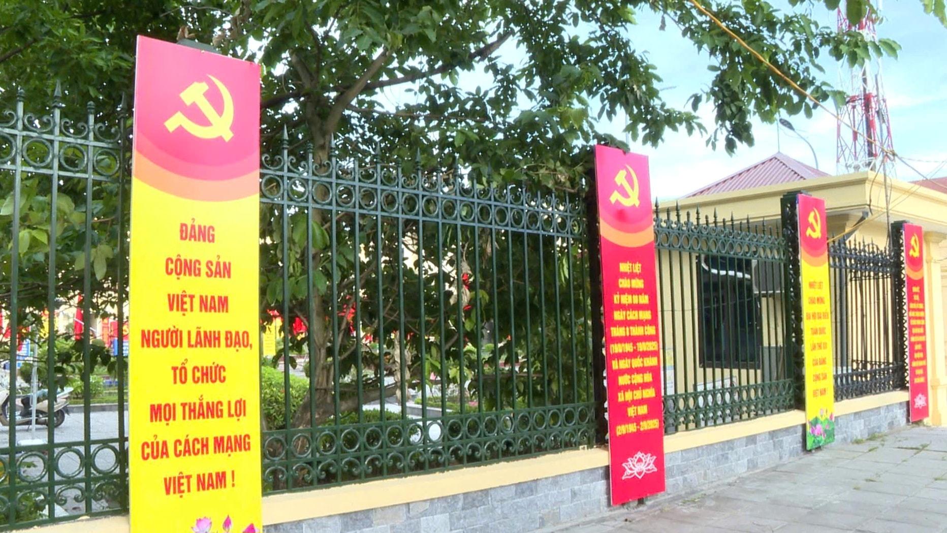 Chào mừng Đại hội đại biểu Đảng bộ xã Hoài Đức lần thứ I, nhiệm kỳ  2025-2030: Hoài Đức tạo bước phát triển mạnh mẽ, toàn diện, bền vững