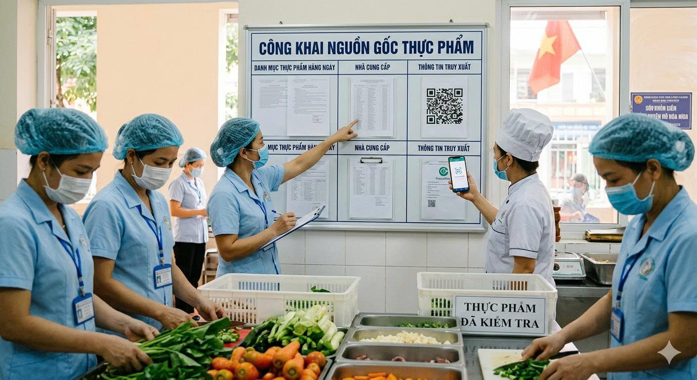 Hoài Đức công khai, minh bạch nguồn gốc thực phẩm, phục vụ công tác kiểm tra, giám sát, truy xuất nguồn gốc và cung cấp thông tin cho người tiêu dùng- Ảnh 1.