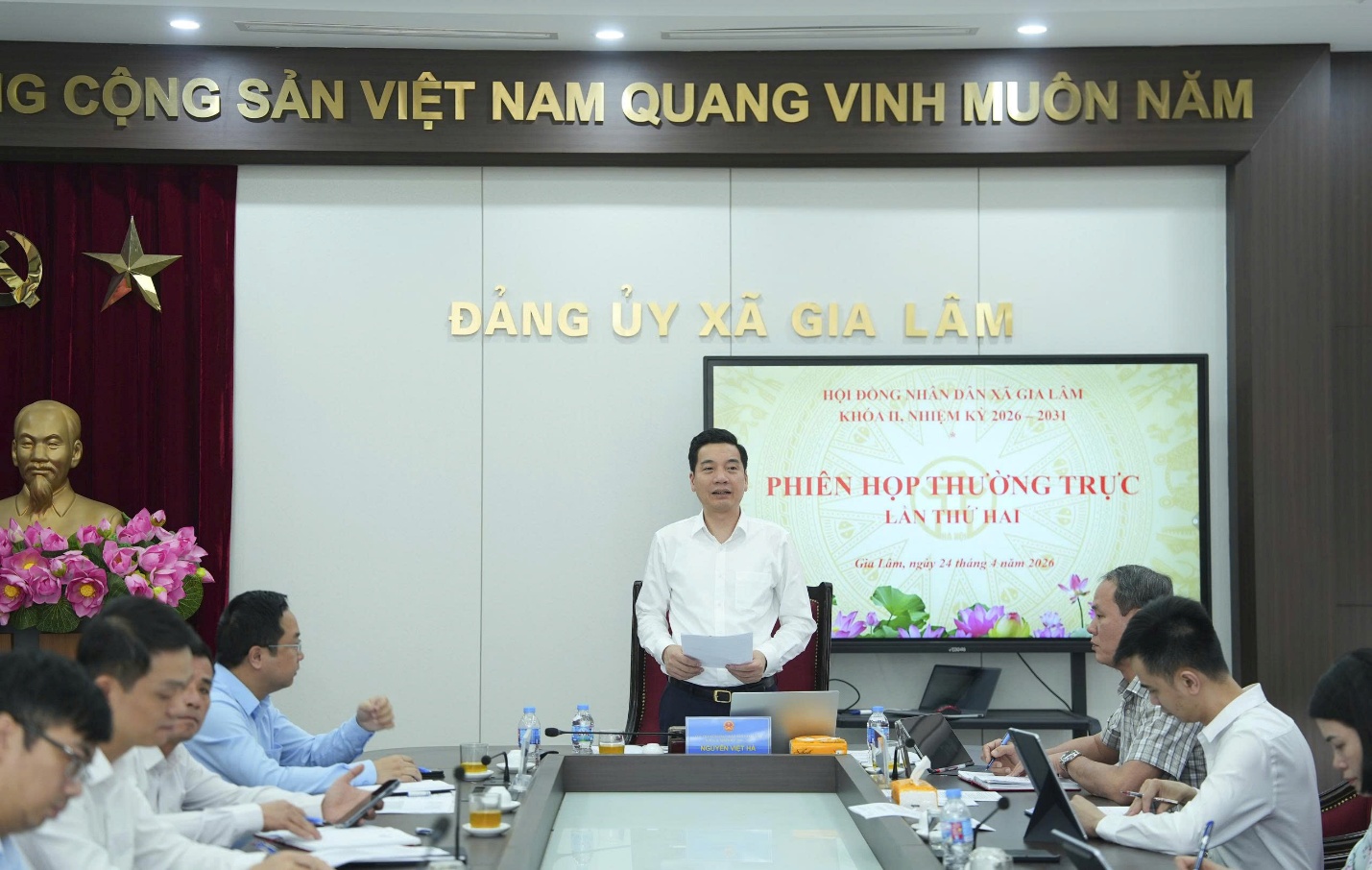 Hội đồng nhân dân xã Gia Lâm: Đẩy mạnh giám sát y tế cơ sở và đầu tư công- Ảnh 5.