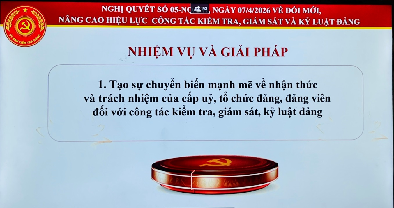 Hoài Đức dự hội nghị trực tuyến quán triệt và triển khai Nghị quyết về đổi mới, nâng cao hiệu lực công tác kiểm tra, giám sát, kỷ luật Đảng- Ảnh 3.