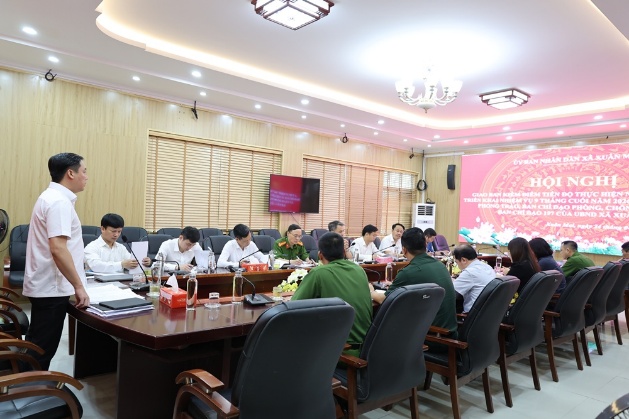 Xuân Mai: Giao ban kiểm điểm tiến độ thực hiện nhiệm vụ quý I, triển khai nhiệm vụ 9 tháng cuối năm 2026 ban chỉ đạo thực hiện phong trào "Toàn dân bảo vệ an ninh tổ quốc", ban chỉ đạo "Phòng, chống ma túy" và ban chỉ đạo 197- Ảnh 2.