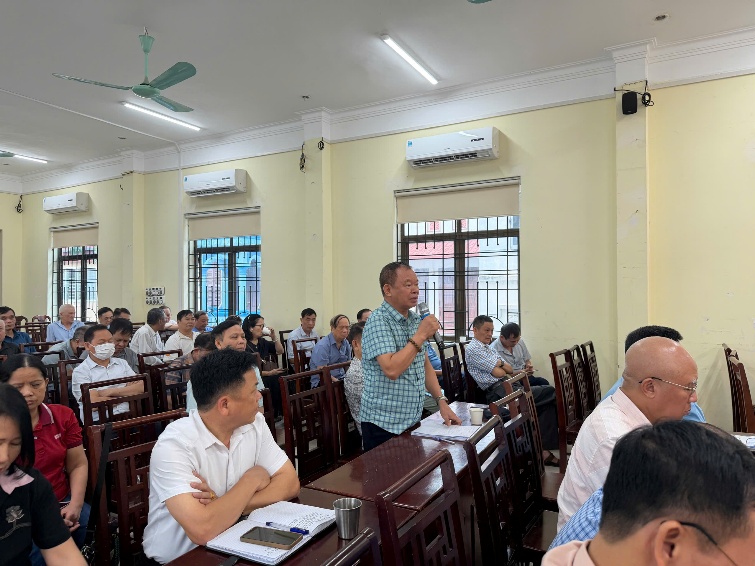 Mặt trận tổ quốc Việt Nam phường Yên Hòa tổ chức Hội nghị phản biện xã hội đối với dự thảo kế hoạch phát triển kinh tế - xã hội 5 năm giai đoạn 2026-2030 của UBND phường Yên Hòa- Ảnh 4.