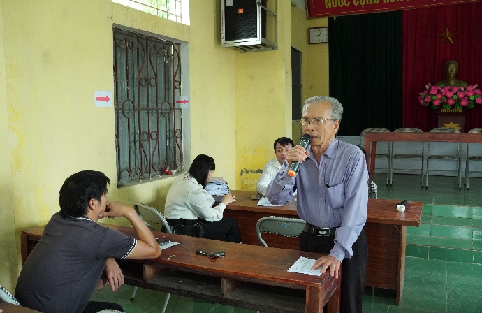 UBND xã Trần Phú tổ chức hội nghị đối thoại trực tiếp với các hộ dân liên quan Dự án cải tạo, nâng cấp tuyến đường từ đường Hồ Chí Minh đi xã Trần Phú- Ảnh 2.