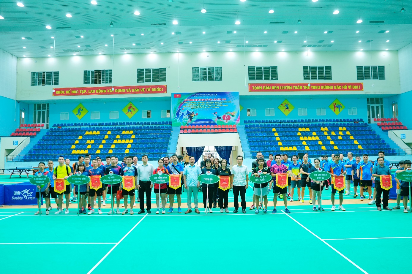 Giải bóng bàn vô địch xã Gia Lâm năm 2026 thành công tốt đẹp- Ảnh 1.