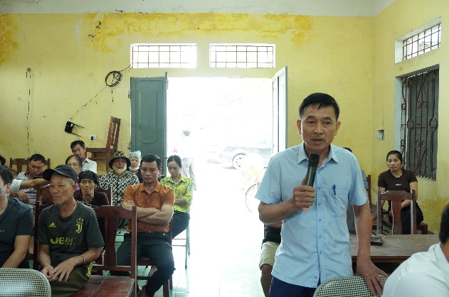 UBND xã Trần Phú tổ chức hội nghị đối thoại trực tiếp với các hộ dân liên quan Dự án cải tạo, nâng cấp tuyến đường từ đường Hồ Chí Minh đi xã Trần Phú- Ảnh 4.