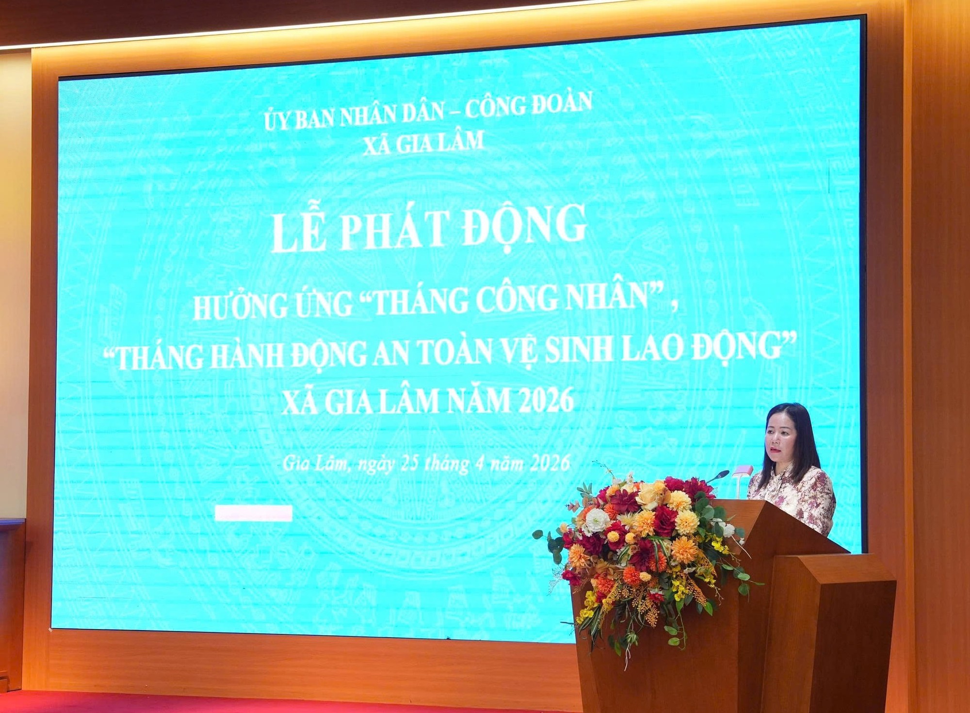 Xã Gia Lâm: Quan tâm chăm lo, bảo đảm môi trường làm việc an toàn cho công nhân- Ảnh 1.