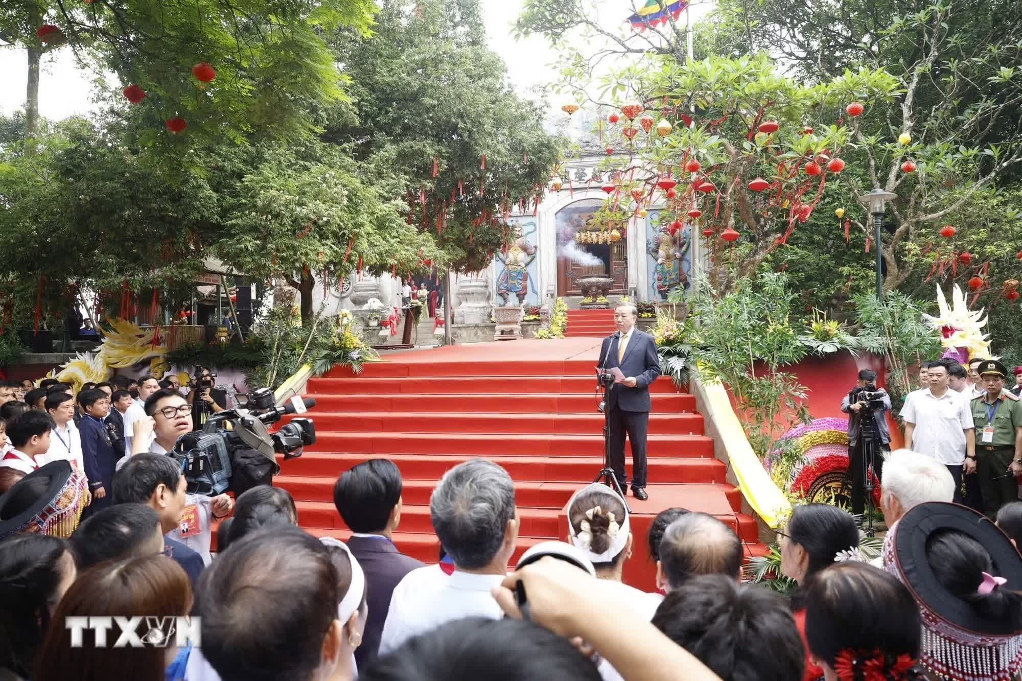 Phát biểu của Tổng Bí thư, Chủ tịch nước Tô Lâm tại Lễ hội Đền Hùng- Ảnh 4.