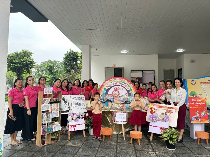 Trường Tiểu học Bùi Quốc Khái tổ chức “Ngày hội đọc sách” với chủ đề “Văn hóa đọc trong kỷ nguyên số”- Ảnh 6.