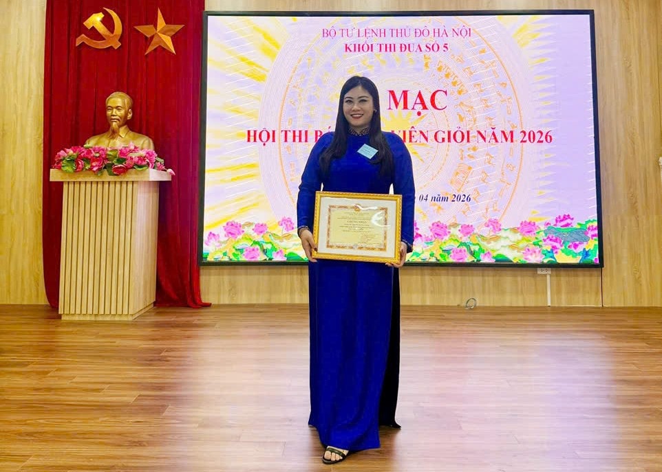 Tuổi trẻ phường Vĩnh Tuy tỏa sáng tại Hội thi Báo cáo viên giỏi lực lượng vũ trang Thủ đô năm 2026- Ảnh 2.