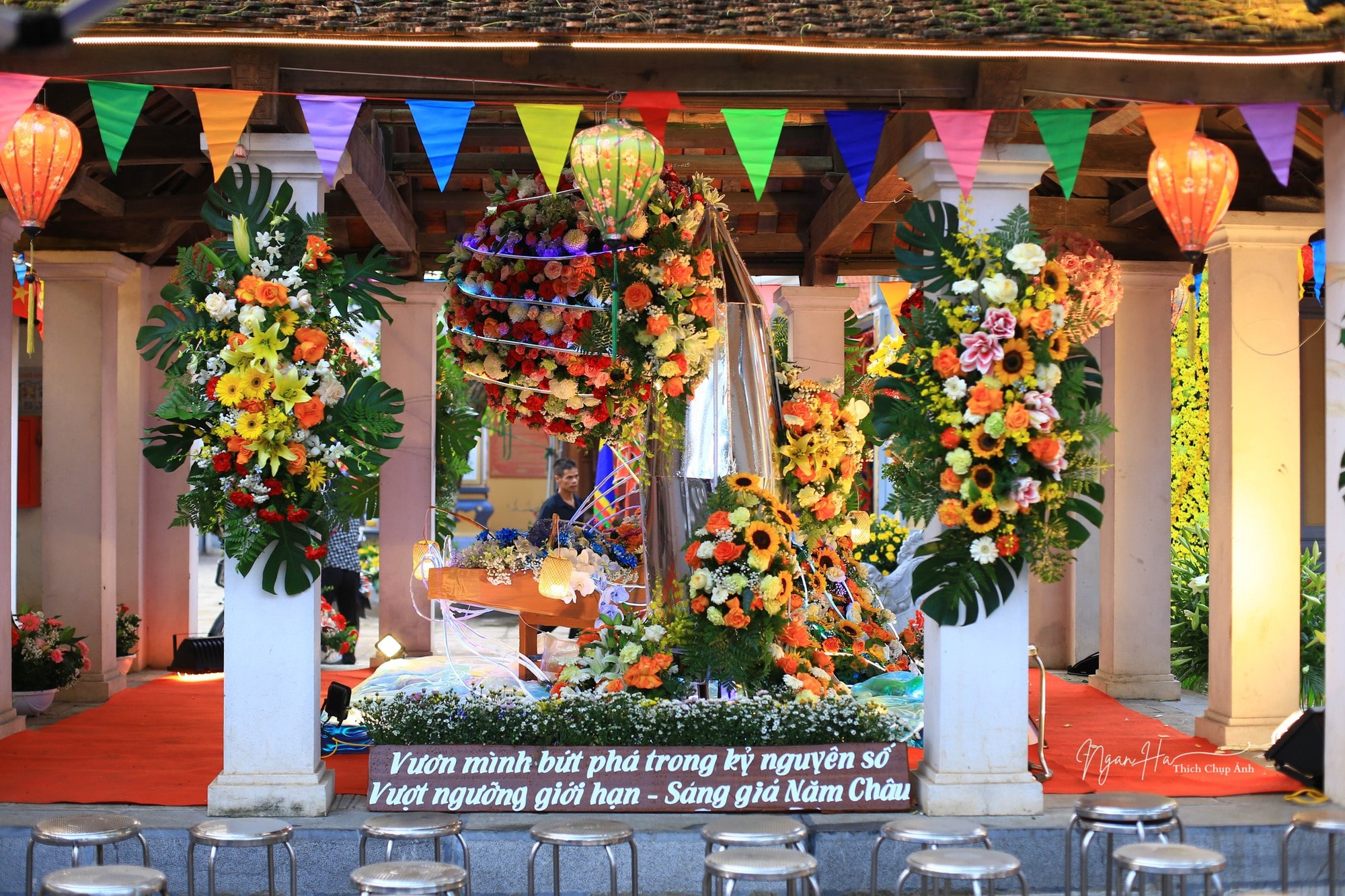 Không gian “Nơi di sản nở hoa” rực rỡ tại lễ hội đình, miếu Tây Tựu 2026- Ảnh 6.