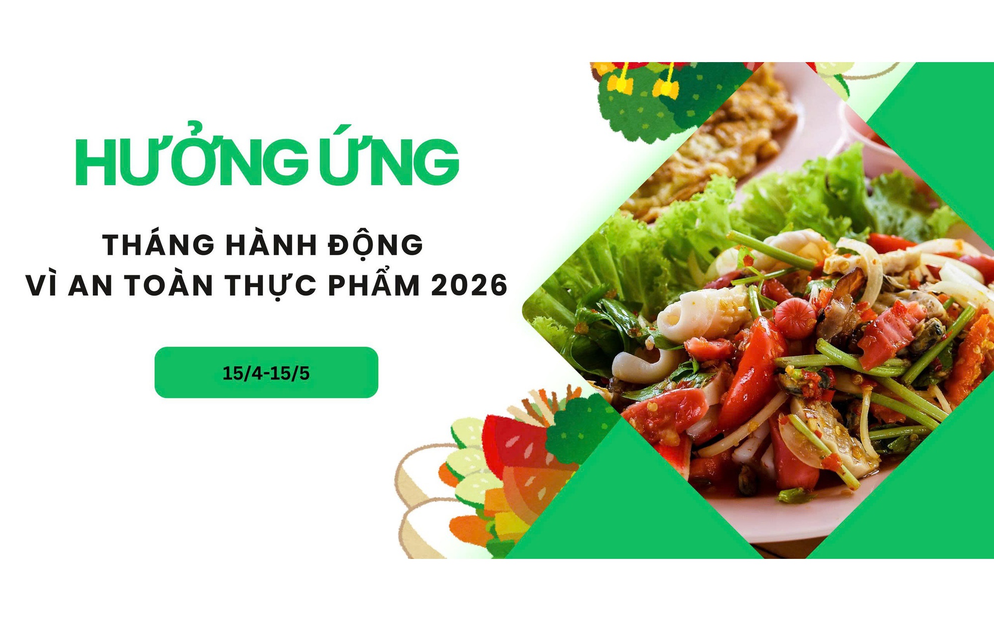 TUYÊN TRUYỀN THÁNG HÀNH ĐỘNG VÌ AN TOÀN THỰC PHẨM NĂM 2026