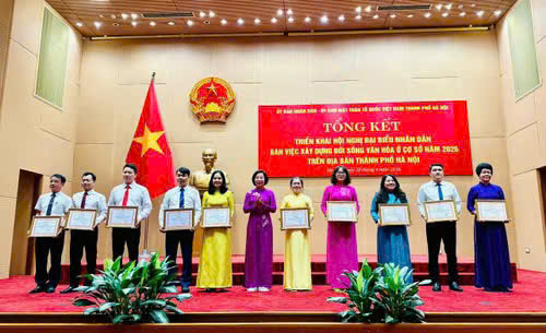 Phường Từ Liêm tham dự Hội nghị trực tuyến tổng kết Hội nghị đại biểu Nhân dân năm 2026; triển khai nhiệm vụ thực hiện Nghị quyết số 02-NQ/TW- Ảnh 4.