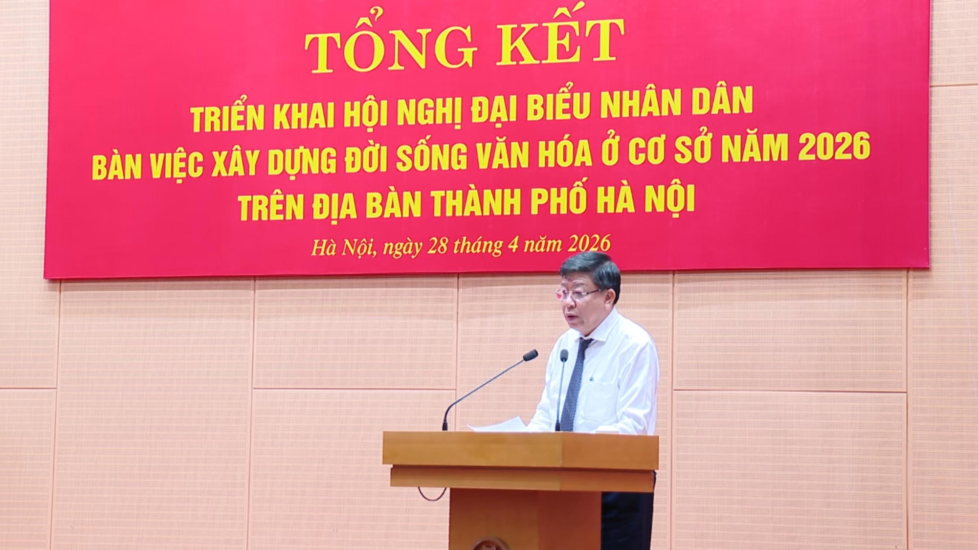 Quảng Bị dự tổng kết Hội nghị đại biểu Nhân dân xây dựng đời sống văn hóa cơ sở năm 2026 do UBND Thành phố tổ chức- Ảnh 7.