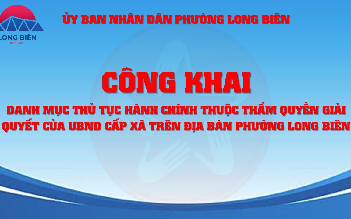 Thông báo về việc công khai danh mục thủ tục hành chính thuộc thẩm quyền giải quyết của UBND cấp xã trên địa bàn thành phố Hà Nội