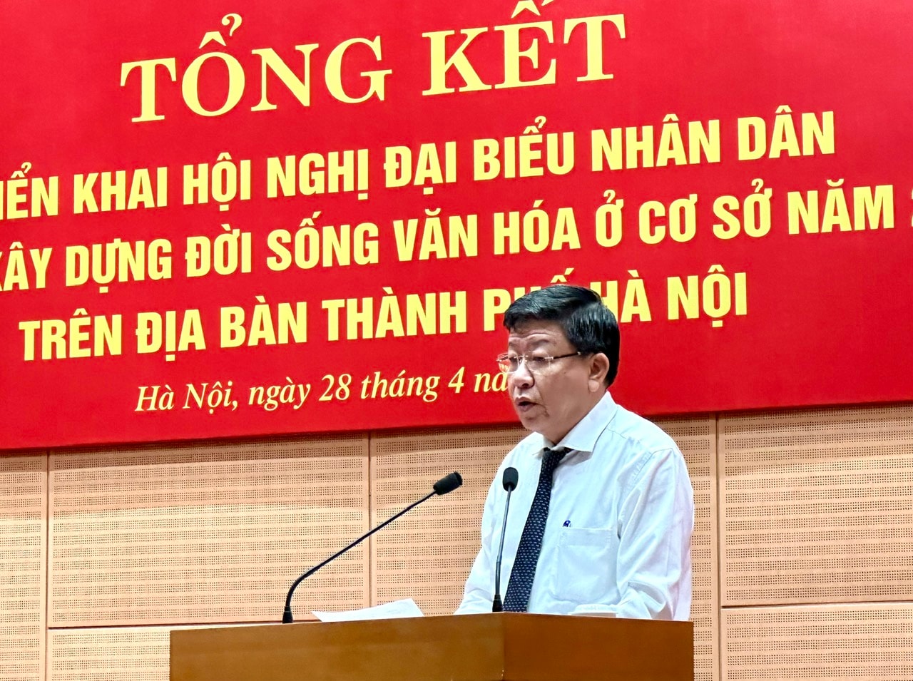 Hoài Đức dự hội nghị tổng kết đại biểu nhân dân bàn việc xây dựng đời sống văn hóa ở cơ sở năm 2026- Ảnh 5.