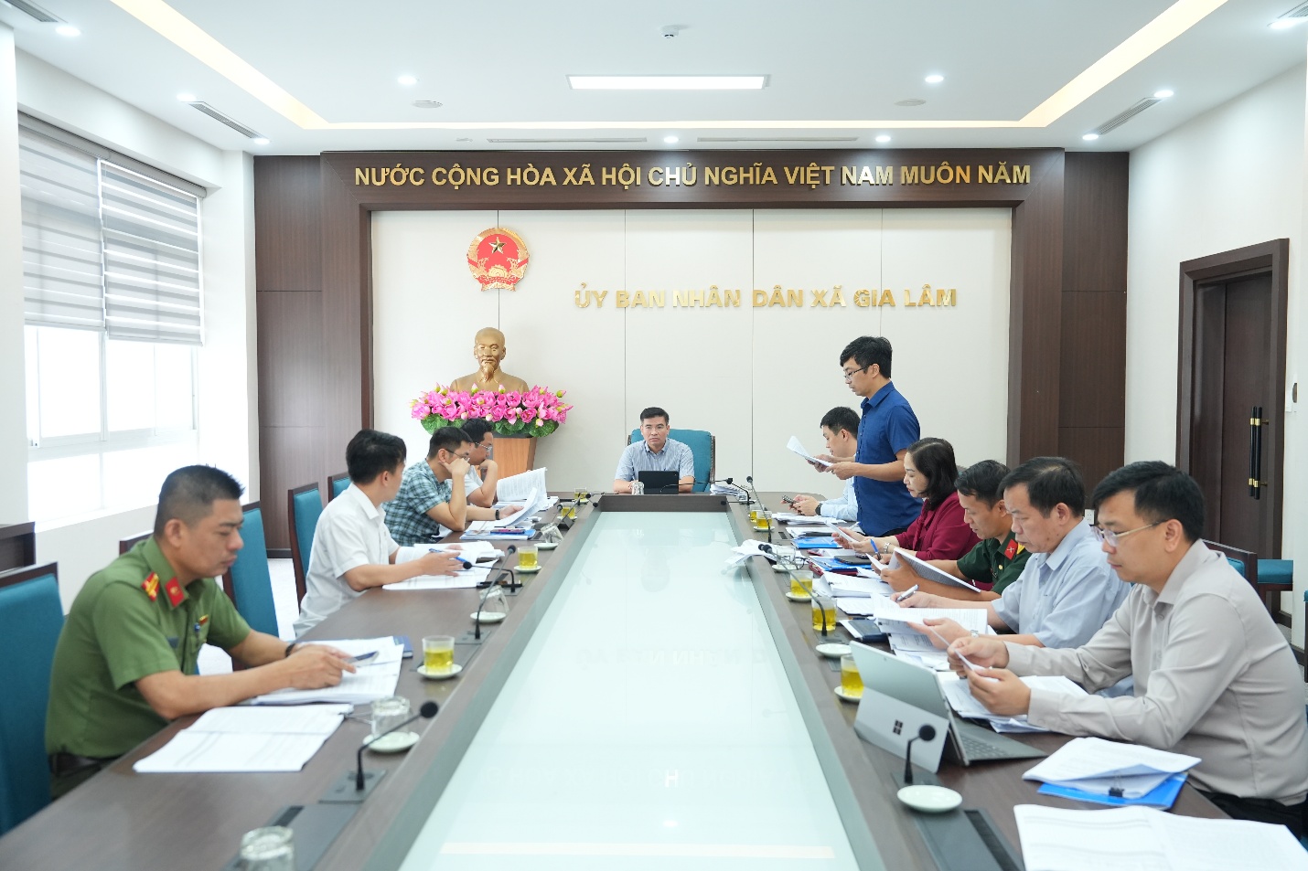 UBND xã Gia Lâm họp đánh giá kết quả thực hiện nhiệm vụ kinh tế - xã hội tháng 4, triển khai nhiệm vụ trọng tâm tháng 5 năm 2026- Ảnh 2.