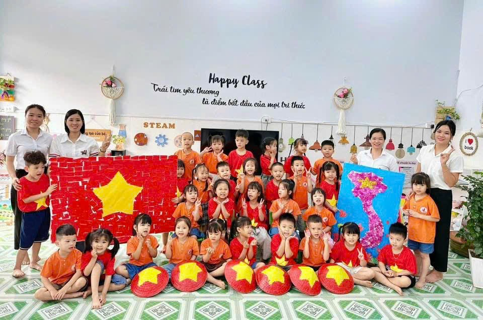 Sôi nổi các hoạt động chào mừng 51 năm ngày giải phóng miền Nam (30/4/1975 - 30/4/2026) tại các trường Mầm non- Ảnh 3.