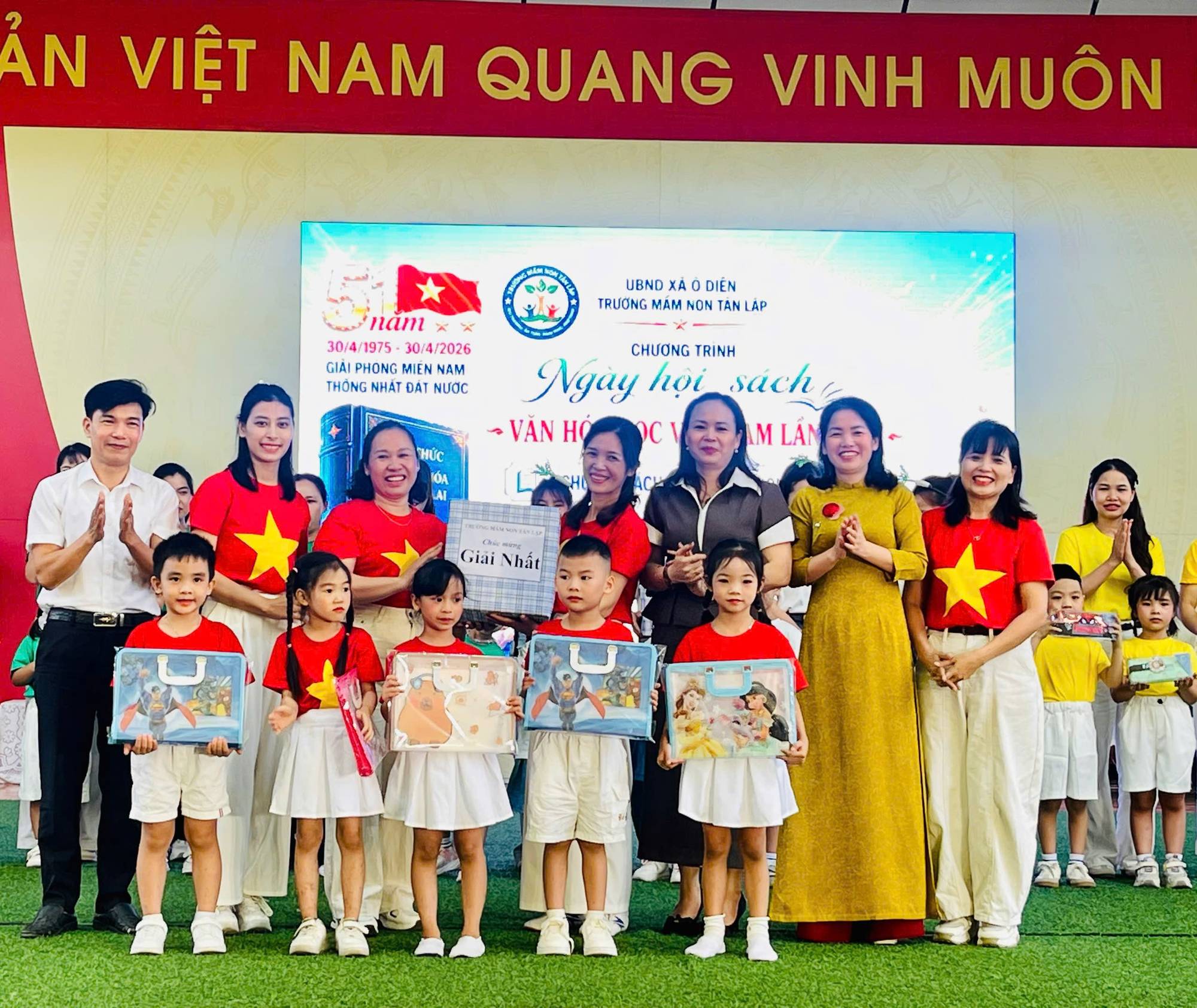 Trường Mầm non Tân Lập tổ chức Ngày Sách và Văn hóa đọc Việt Nam lần thứ 5 năm 2026.- Ảnh 4.
