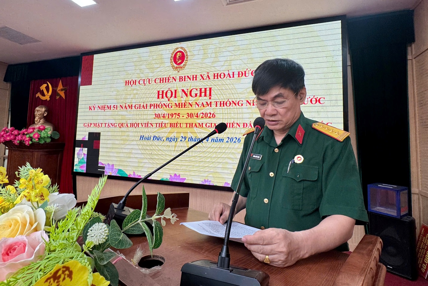 Hội CCB xã kỷ niệm 51 năm ngày giải phóng miền Nam thống nhất đất nước (30/4/1975 - 30/4/2026)- Ảnh 2.