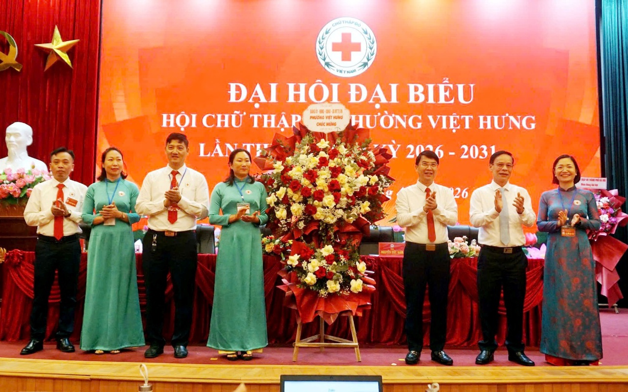 Đại hội đại biểu Hội chữ thập đỏ phường Việt Hưng lần thứ I, nhiệm kỳ 2026 b- 2031 đã thành công tốt đẹp!