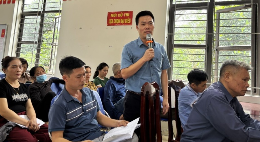 XÃ KIM ANH TRIỂN KHAI CÔNG TÁC BỒI THƯỜNG, HỖ TRỢ, TÁI ĐỊNH CƯ, THU HỒI ĐẤT DỰ ÁN NÂNG CẤP, MỞ RỘNG TUYẾN ĐƯỜNG NỐI SÂN BAY NỘI BÀI QUA KHU ĐÔ THỊ VỆ TINH SÓC SƠN ĐẾN ĐƯỜNG NỐI KHU DU LỊCH ĐẠ LẢI .- Ảnh 4.