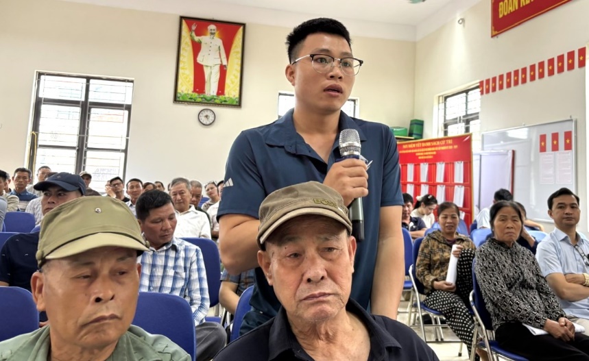 XÃ KIM ANH TRIỂN KHAI CÔNG TÁC BỒI THƯỜNG, HỖ TRỢ, TÁI ĐỊNH CƯ, THU HỒI ĐẤT DỰ ÁN NÂNG CẤP, MỞ RỘNG TUYẾN ĐƯỜNG NỐI SÂN BAY NỘI BÀI QUA KHU ĐÔ THỊ VỆ TINH SÓC SƠN ĐẾN ĐƯỜNG NỐI KHU DU LỊCH ĐẠ LẢI .- Ảnh 5.
