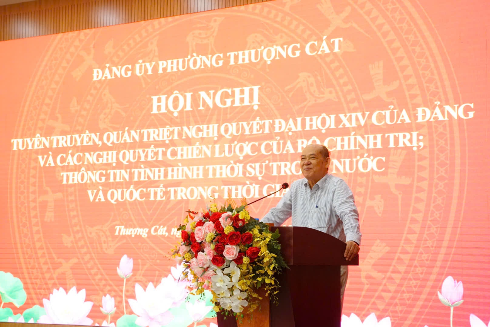 Phường Thượng Cát tổ chức Hội nghị quán triệt Nghị quyết Đại hội XIV của Đảng- Ảnh 3.