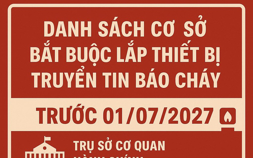 Lắp đặt thiết bị truyền tin báo cháy - Giải pháp hiệu quả trong công tác phòng cháy, chữa cháy
