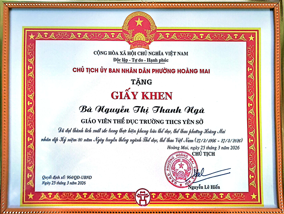 TRƯỜNG THCS YÊN SỞ ĐẨY MẠNH PHONG TRÀO THỂ DỤC THỂ THAO, GẶT HÁI NHIỀU THÀNH TÍCH NỔI BẬT- Ảnh 5.