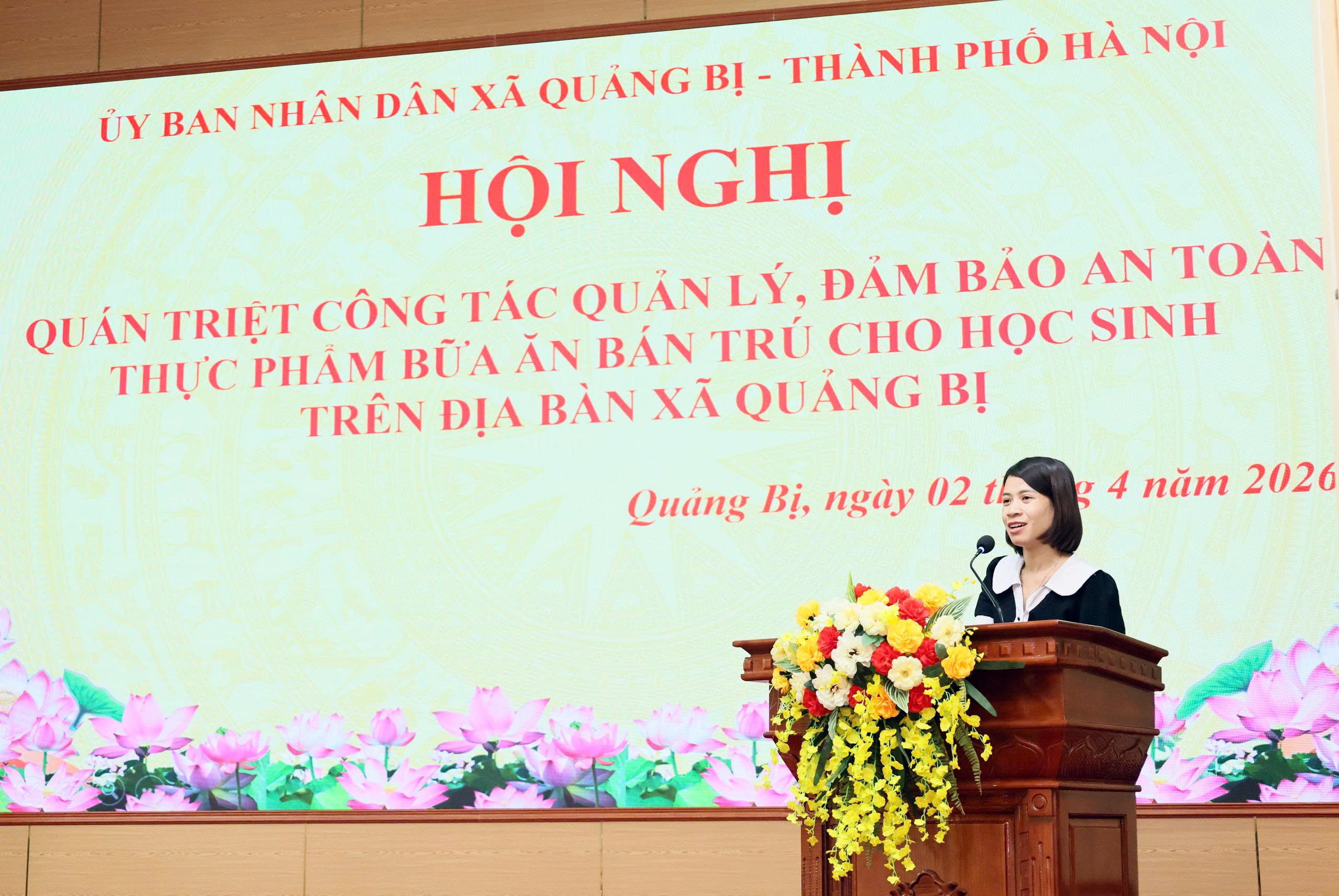 Quảng Bị quán triệt công tác quản lý, đảm bảo an toàn thực phẩm bữa ăn bán trú cho học sinh trên địa bàn xã- Ảnh 2.