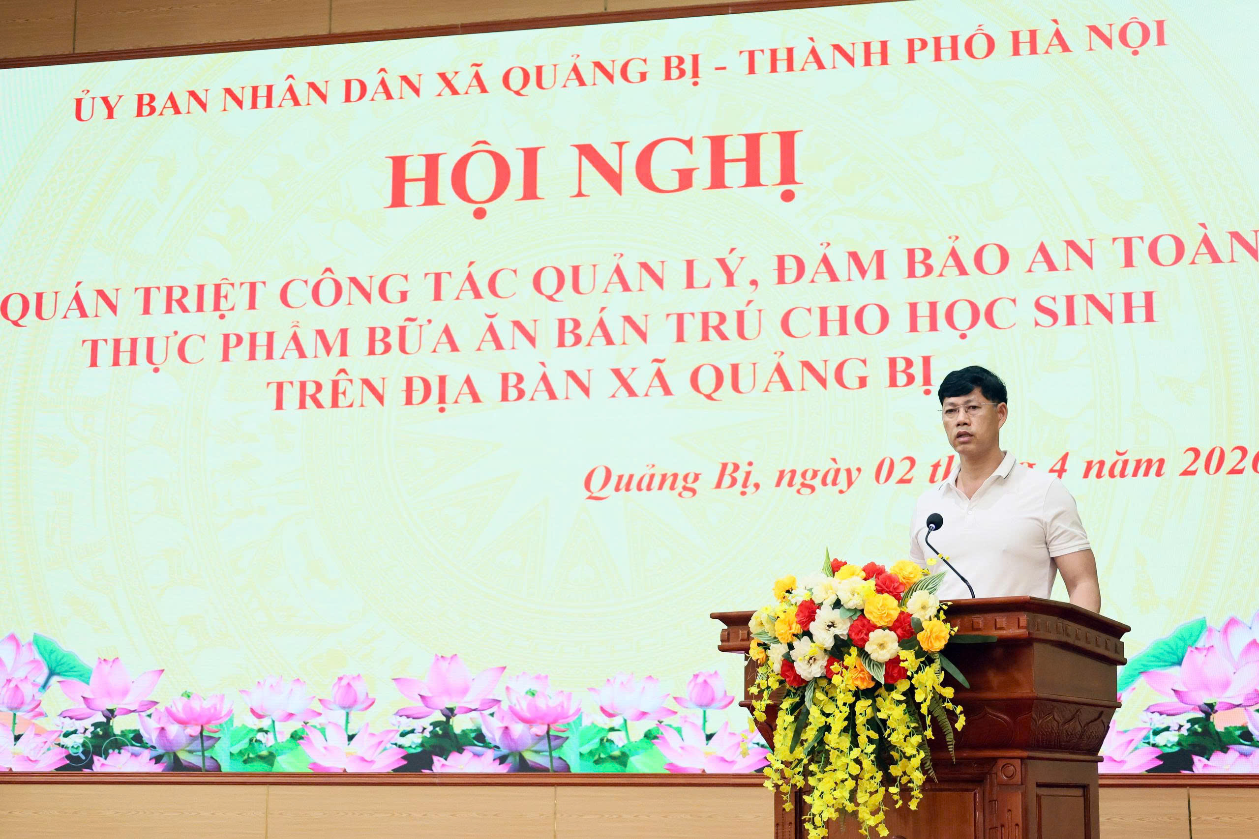 Quảng Bị quán triệt công tác quản lý, đảm bảo an toàn thực phẩm bữa ăn bán trú cho học sinh trên địa bàn xã- Ảnh 3.