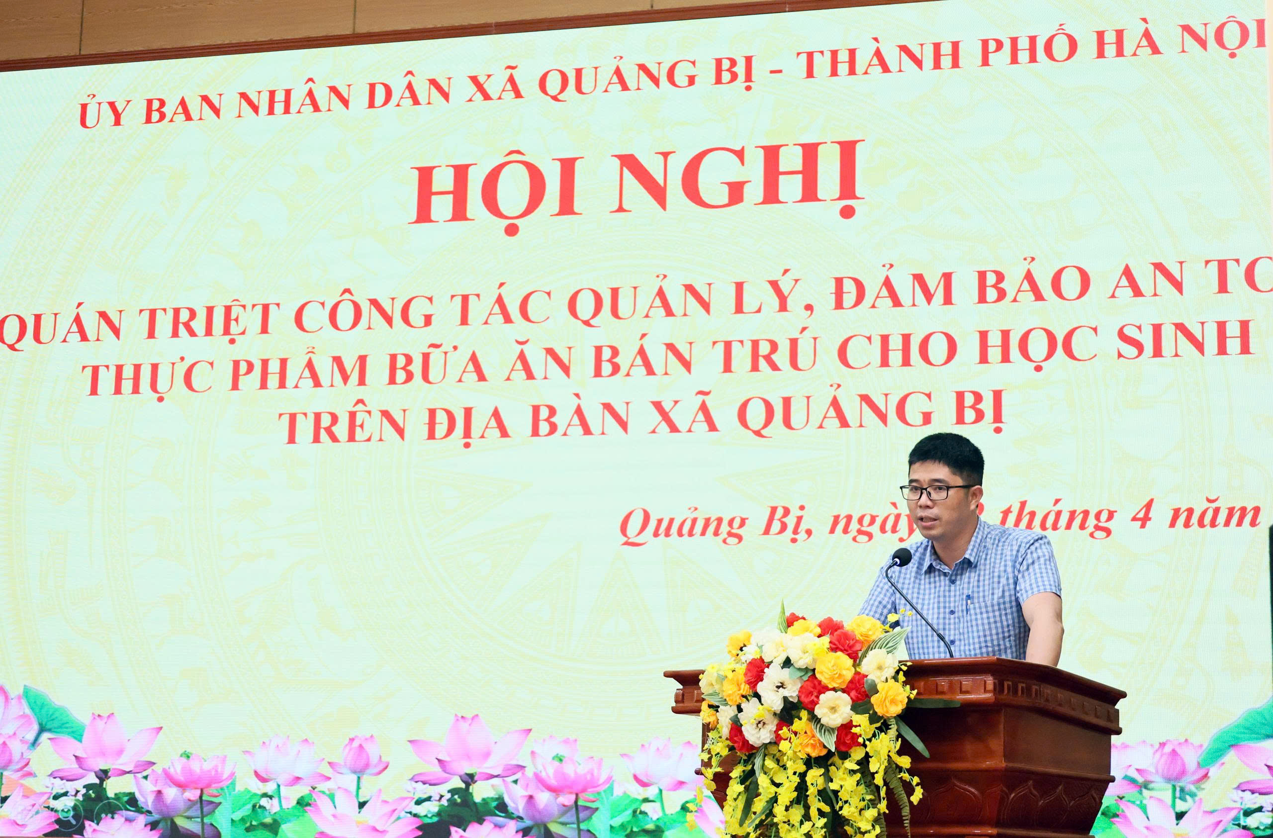 Quảng Bị quán triệt công tác quản lý, đảm bảo an toàn thực phẩm bữa ăn bán trú cho học sinh trên địa bàn xã- Ảnh 6.