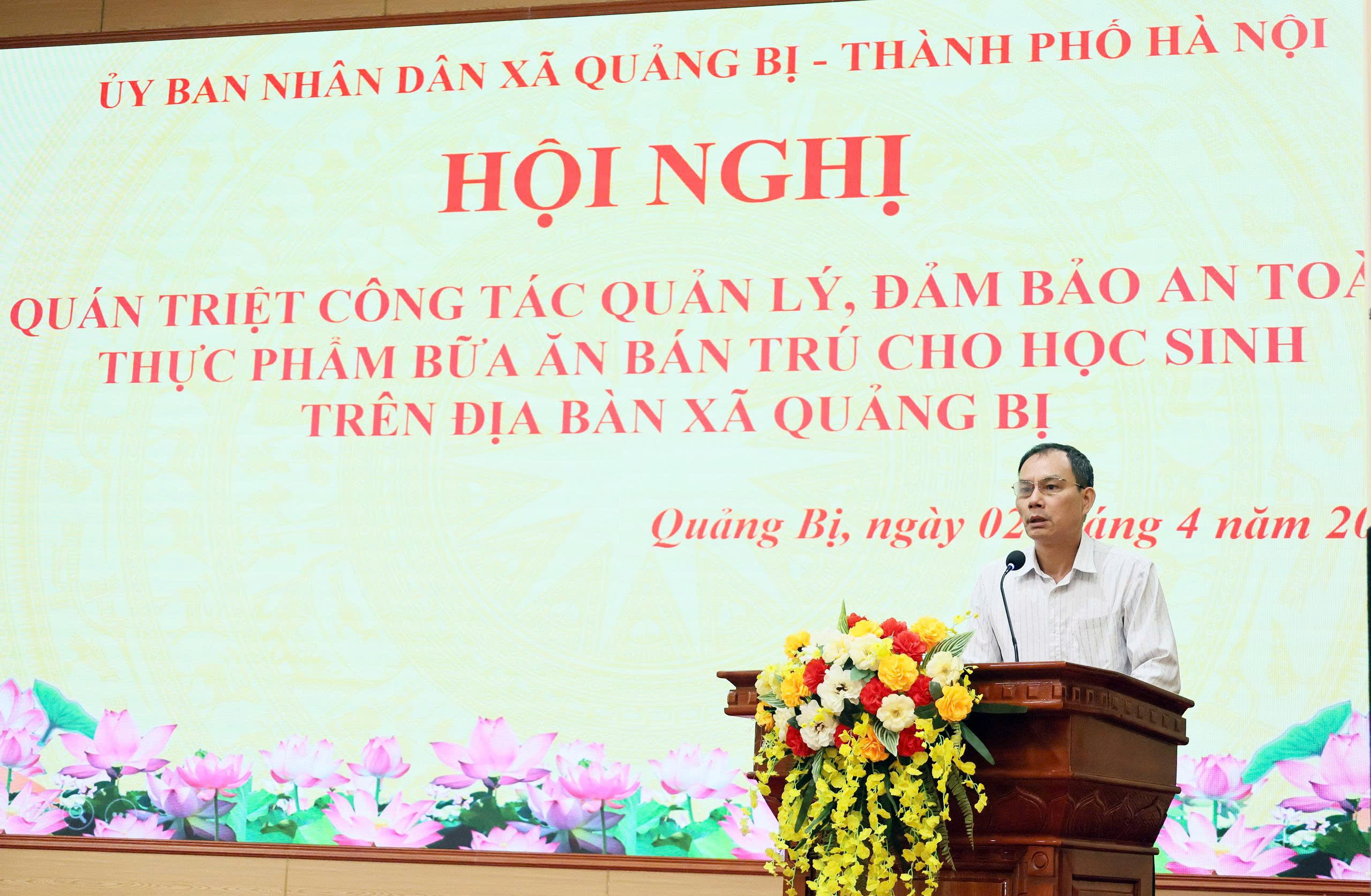Quảng Bị quán triệt công tác quản lý, đảm bảo an toàn thực phẩm bữa ăn bán trú cho học sinh trên địa bàn xã- Ảnh 8.