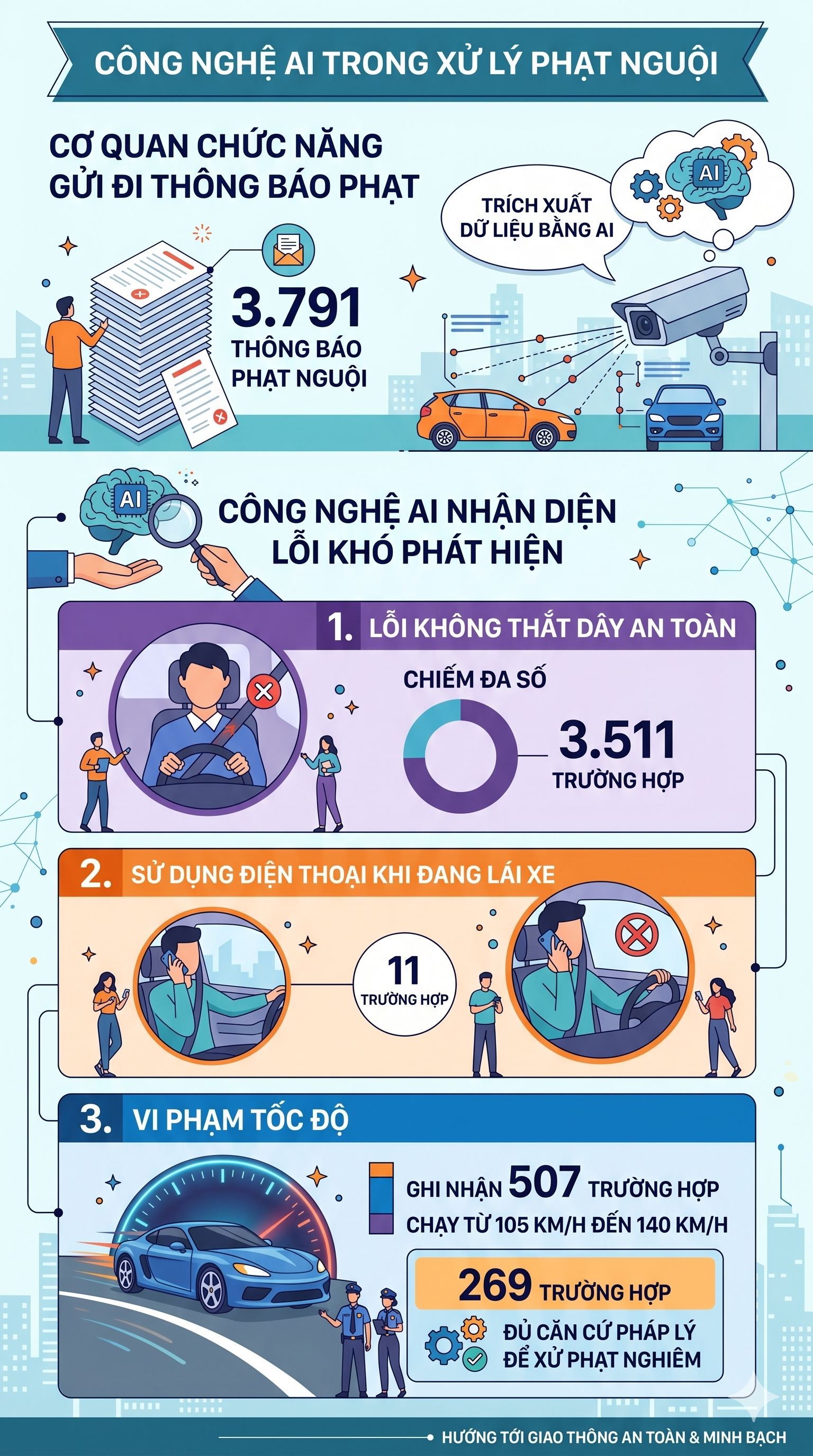 CSGT xử lý mạnh lỗi vi phạm giao thông này nhờ camera AI- Ảnh 1.