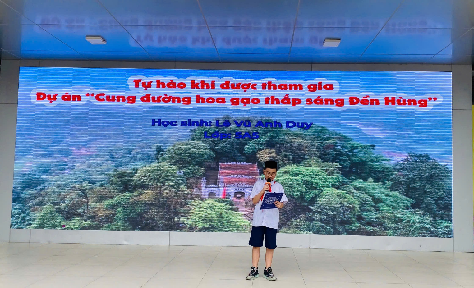 TRƯỜNG TIỂU HỌC TRẦN PHÚ GIÁO DỤC TRUYỀN THỐNG QUA HOẠT ĐỘNG HƯỚNG VỀ NGÀY GIỖ TỔ HÙNG VƯƠNG- Ảnh 4.