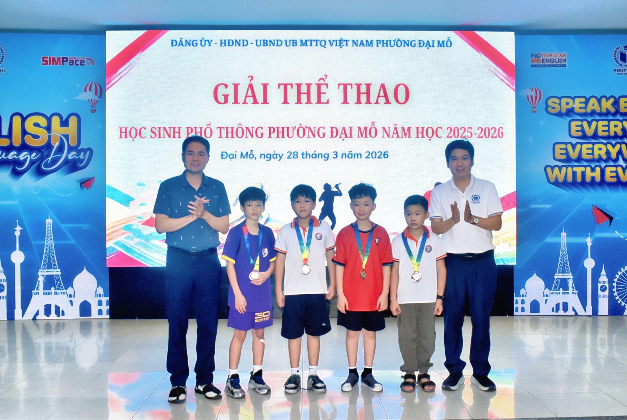 Phường Đại Mỗ tổ chức thành công giải thi đấu bóng bàn trong khuôn khổ Giải thể thao học sinh 2026- Ảnh 2.