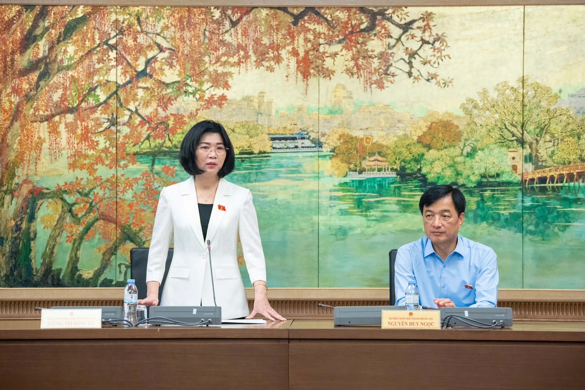 Chủ tịch HĐND Thành phố Phùng Thị Hồng Hà được bầu làm Phó Trưởng đoàn đại biểu Quốc hội Hà Nội- Ảnh 3.