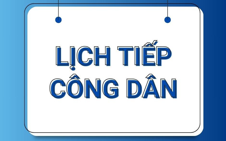 Lịch tiếp công dân định kỳ của HĐND-UBND phường Ngọc Hà tháng 4/2026