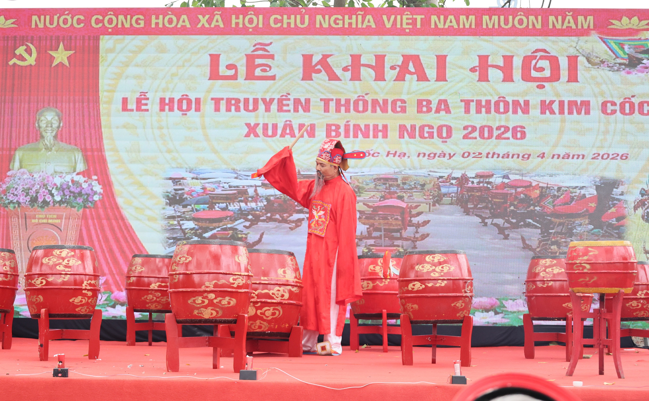 Một số hình ảnh tại Lễ hội truyền thống 3 thôn Kim Cốc năm 2026- Ảnh 6.