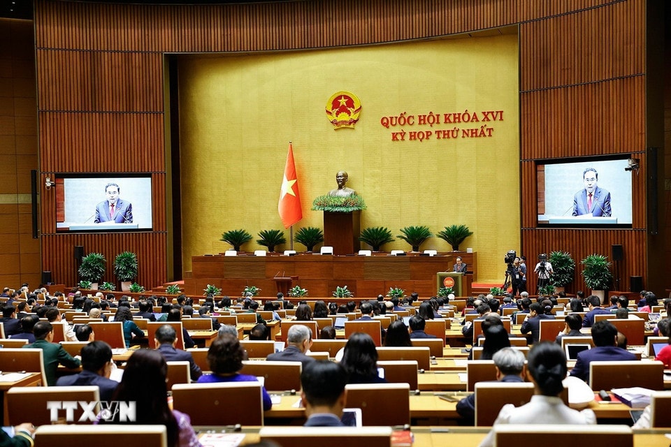 Hình ảnh khai mạc trọng thể kỳ họp thứ nhất Quốc hội khóa XVI- Ảnh 9.