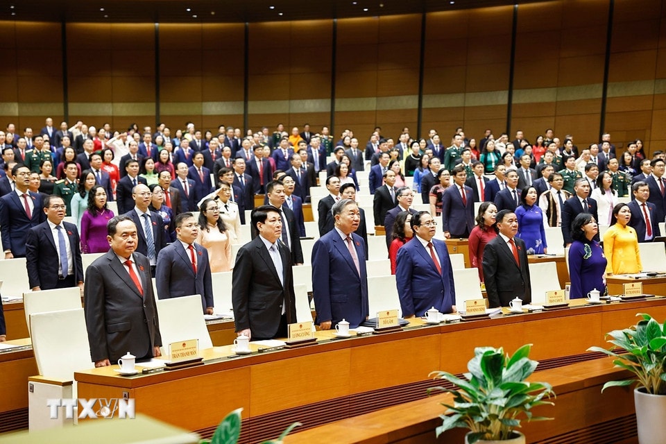 Hình ảnh khai mạc trọng thể kỳ họp thứ nhất Quốc hội khóa XVI- Ảnh 4.