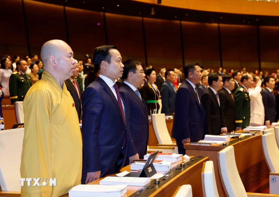 Hình ảnh khai mạc trọng thể kỳ họp thứ nhất Quốc hội khóa XVI- Ảnh 6.