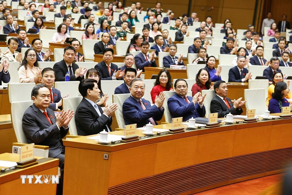 Hình ảnh khai mạc trọng thể kỳ họp thứ nhất Quốc hội khóa XVI- Ảnh 2.