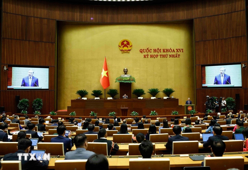 Hình ảnh khai mạc trọng thể kỳ họp thứ nhất Quốc hội khóa XVI- Ảnh 11.