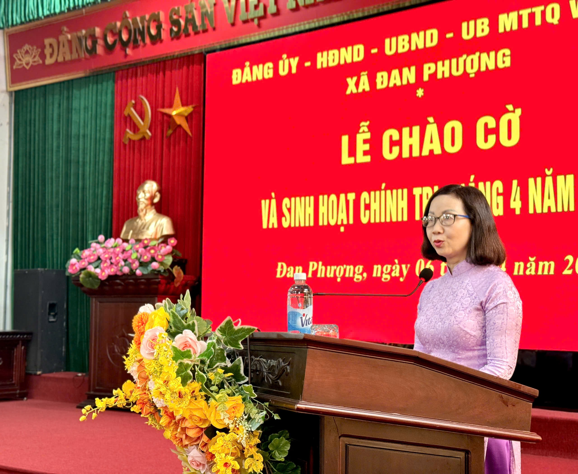 Lễ chào cờ và sinh hoạt chính trị tháng 4 năm 2026- Ảnh 1.