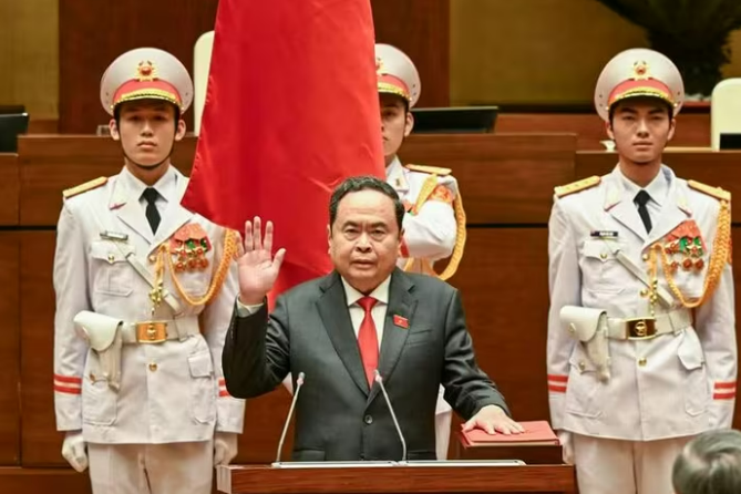 Đồng chí Trần Thanh Mẫn tái đắc cử chức Chủ tịch Quốc hội khóa XVI- Ảnh 1.